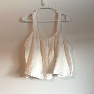 Colsie white flowy tank top